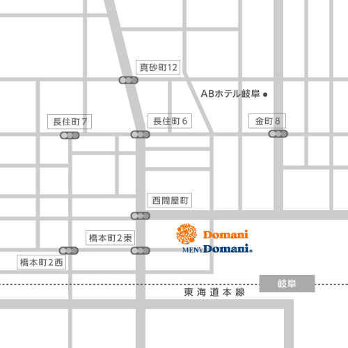 岐阜シティタワー43店MAP